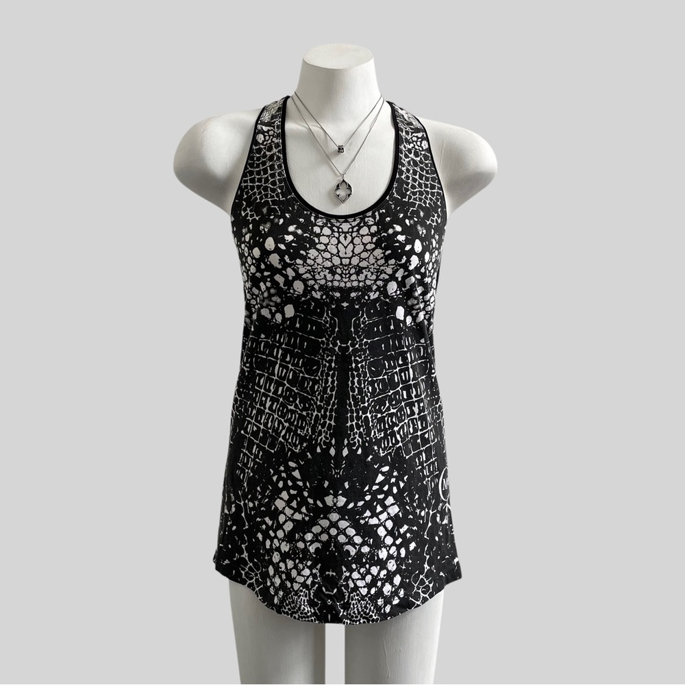 SOLD - McQ by Alexander McQueen | Reptile Print Tank